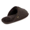 Mens Donmar Sheepskin Slipper Chocolate Extra Image 2 Preview